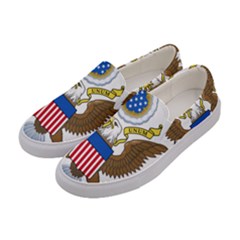 Seal Of United States District Court For Northern District Of California Women s Canvas Slip Ons by abbeyz71