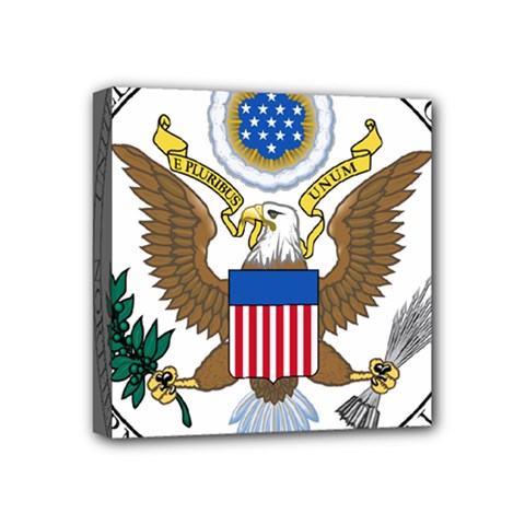 Seal Of United States District Court For Northern District Of California Mini Canvas 4  X 4  (stretched) by abbeyz71