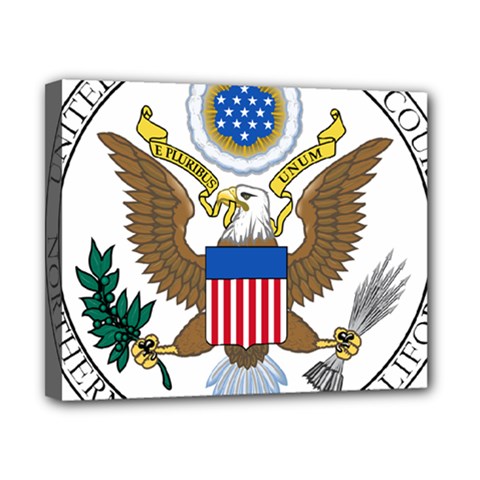Seal Of United States District Court For Northern District Of California Canvas 10  X 8  (stretched) by abbeyz71