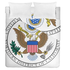 Seal Of United States District Court For Northern District Of California Duvet Cover Double Side (queen Size) by abbeyz71