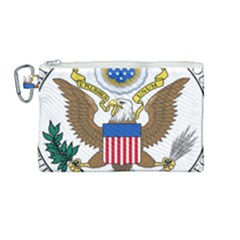 Seal Of United States District Court For Northern District Of California Canvas Cosmetic Bag (medium) by abbeyz71