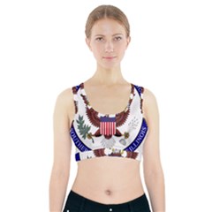 Seal Of United States District Court For Southern District Of Illinois Sports Bra With Pocket by abbeyz71