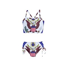 Seal Of United States District Court For Southern District Of Illinois Girls  Tankini Swimsuit