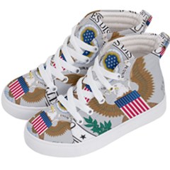 Seal Of United States District Court For District Of Kansas Kids  Hi-top Skate Sneakers by abbeyz71