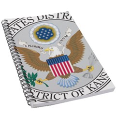 Seal Of United States District Court For District Of Kansas 5 5  X 8 5  Notebook by abbeyz71