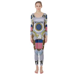 Seal Of United States District Court For Eastern District Of Missouri Long Sleeve Catsuit