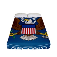 Seal Of United States Court Of Appeals For Second Circuit Fitted Sheet (full/ Double Size) by abbeyz71