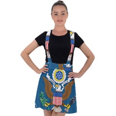 Seal Of United States Court Of Appeals For Second Circuit Velvet Suspender Skater Skirt by abbeyz71