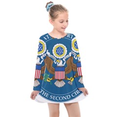 Seal Of United States Court Of Appeals For Second Circuit Kids  Long Sleeve Dress by abbeyz71