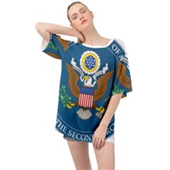 Seal Of United States Court Of Appeals For Second Circuit Oversized Chiffon Top
