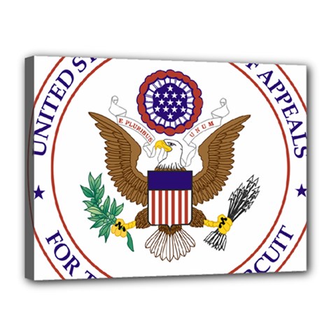 Seal Of United States Court Of Appeals For Fourth Circuit Canvas 16  X 12  (stretched) by abbeyz71