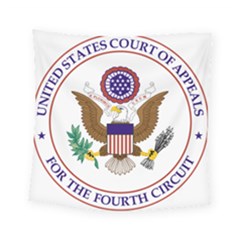 Seal Of United States Court Of Appeals For Fourth Circuit Square Tapestry (small) by abbeyz71