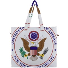 Seal Of United States Court Of Appeals For Fourth Circuit Canvas Travel Bag by abbeyz71