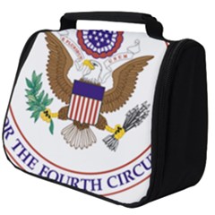 Seal Of United States Court Of Appeals For Fourth Circuit Full Print Travel Pouch (big) by abbeyz71