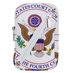 Seal Of United States Court Of Appeals For Fourth Circuit Belt Pouch Bag (small) by abbeyz71