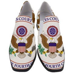 Seal Of United States Court Of Appeals For Fourth Circuit Women Slip On Heel Loafers by abbeyz71