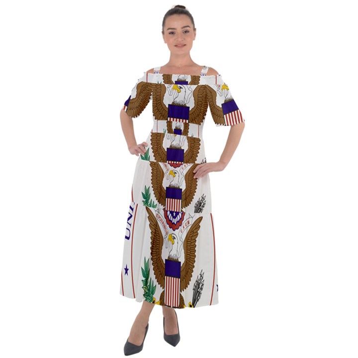 Seal of United States Court of Appeals for Fourth Circuit Shoulder Straps Boho Maxi Dress 