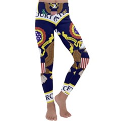 Seal Of United States Court Of Appeals For Fifth Circuit Kids  Lightweight Velour Classic Yoga Leggings by abbeyz71