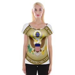 Seal Of United States Court Of Appeals For Seventh Circuit Cap Sleeve Top by abbeyz71