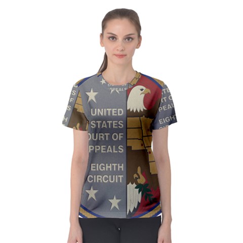 Seal Of United States Court Of Appeals For Eighth Circuit Women s Sport Mesh Tee by abbeyz71