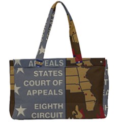 Seal Of United States Court Of Appeals For Eighth Circuit Canvas Work Bag by abbeyz71