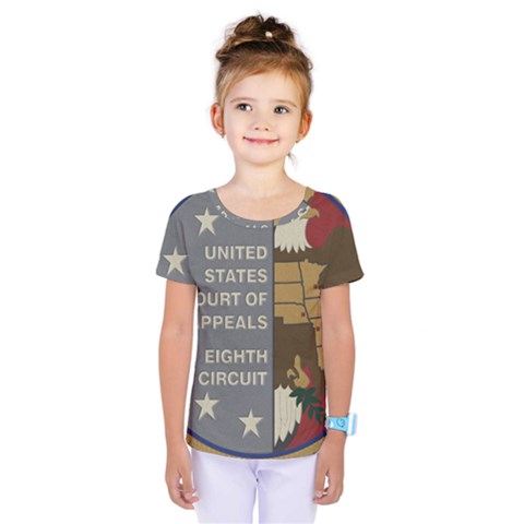 Seal Of United States Court Of Appeals For Eighth Circuit Kids  One Piece Tee by abbeyz71