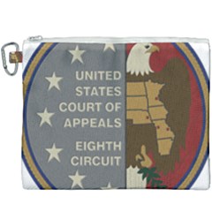 Seal Of United States Court Of Appeals For Eighth Circuit Canvas Cosmetic Bag (xxxl) by abbeyz71