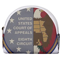 Seal Of United States Court Of Appeals For Eighth Circuit Horseshoe Style Canvas Pouch by abbeyz71