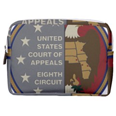 Seal Of United States Court Of Appeals For Eighth Circuit Make Up Pouch (medium) by abbeyz71