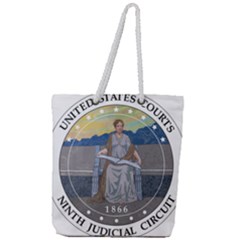 Seal Of United States Court Of Appeals For Ninth Circuit  Full Print Rope Handle Tote (large) by abbeyz71