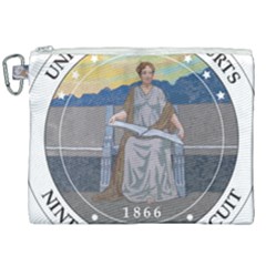 Seal of United States Court of Appeals for Ninth Circuit  Canvas Cosmetic Bag (XXL)