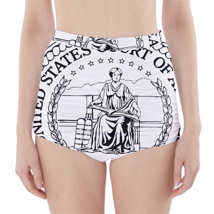 Seal of United States Court of Appeals for Ninth Circuit High-Waisted Bikini Bottoms