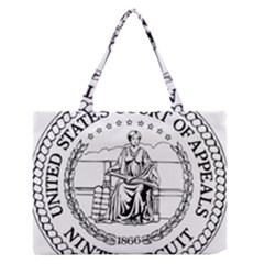 Seal Of United States Court Of Appeals For Ninth Circuit Zipper Medium Tote Bag by abbeyz71