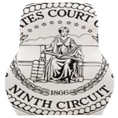 Seal Of United States Court Of Appeals For Ninth Circuit Car Seat Back Cushion  by abbeyz71