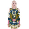 Seal of United States Court of Appeals for Federal Circuit Velvet Long Sleeve Shoulder Cutout Dress View1