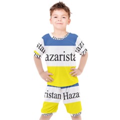 Flag Of Hazaristan Kids  Tee And Shorts Set by abbeyz71