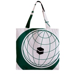 Flag Of The Organization Of Islamic Cooperation Zipper Grocery Tote Bag by abbeyz71