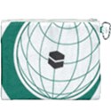 Flag of the Organization of Islamic Cooperation Canvas Cosmetic Bag (XXXL) View2