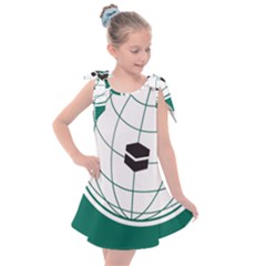 Flag Of The Organization Of Islamic Cooperation Kids  Tie Up Tunic Dress by abbeyz71