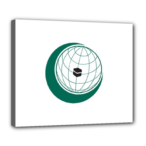 Flag Of The Organization Of Islamic Cooperation Deluxe Canvas 24  X 20  (stretched) by abbeyz71