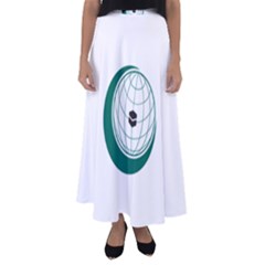 Flag Of The Organization Of Islamic Cooperation Flared Maxi Skirt by abbeyz71