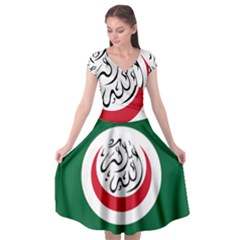 Flag Of The Organization Of Islamic Cooperation, 1981-2011 Cap Sleeve Wrap Front Dress