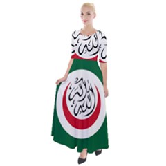 Flag Of The Organization Of Islamic Cooperation, 1981-2011 Half Sleeves Maxi Dress by abbeyz71