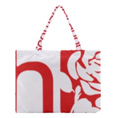 Logo Of Scottish Labour Party Medium Tote Bag by abbeyz71