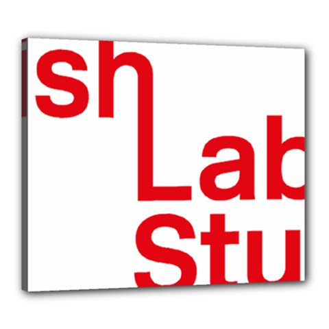 Logo Of Scottish Labour Students Canvas 24  X 20  (stretched) by abbeyz71