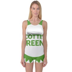 Logo Of Scottish Green Party One Piece Boyleg Swimsuit by abbeyz71