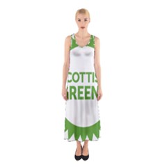 Logo Of Scottish Green Party Sleeveless Maxi Dress by abbeyz71