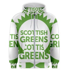 Logo Of Scottish Green Party Men s Zipper Hoodie by abbeyz71