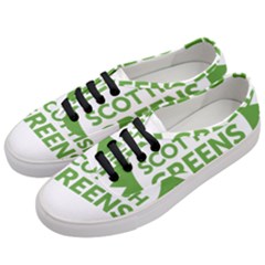 Logo Of Scottish Green Party Women s Classic Low Top Sneakers by abbeyz71