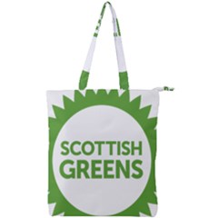 Logo Of Scottish Green Party Double Zip Up Tote Bag by abbeyz71